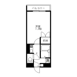 メゾンローズ阿佐ヶ谷【306号室】の間取り