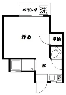 コーポセレーネ【202号室】の間取り