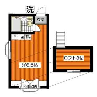 メゾン天沼【201号室】の間取り