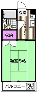 フラット練馬2【104号室】の間取り
