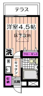 センチュリー阿佐谷北【102号室】の間取り