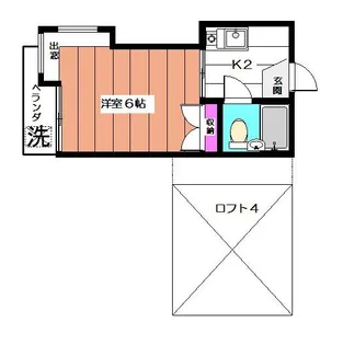 カーサキタジマ【102号室】の間取り
