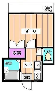 メゾンドグリーン【102号室】の間取り