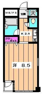 Court Livion【305号室】の間取り