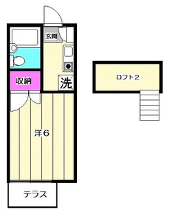 ヴィラビアンカ【B104号室】の間取り