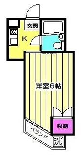 フラット荻窪【301号室】の間取り