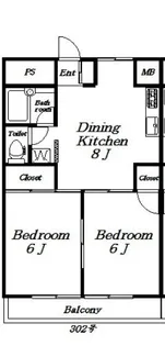 石井ビル(阿佐谷南3)【3階】の間取り