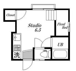 ふじみハウス【201号室】の間取り