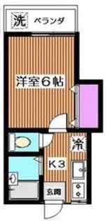 レオあかしあP−III【205号室】の間取り