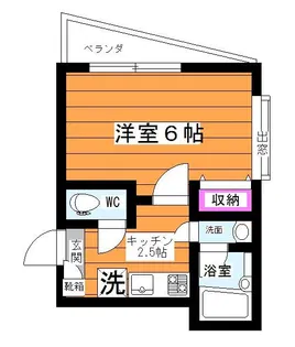 ルミナス高円寺南【101号室】の間取り