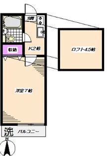 レッドバロン【2階】の間取り