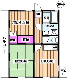 プチシャトー華芳【2階】の間取り