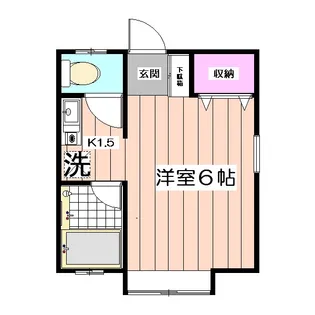 フラッツB【103号室】の間取り