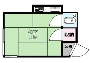 コールグランド阿佐ヶ谷【5号室】の間取り