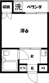 フラット江古田(RC)【303号室】の間取り