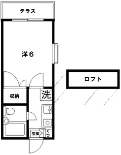 ヴィラビアンカ【B101号室】の間取り