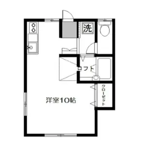 ハイツチロル【201号室】の間取り