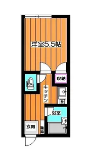 コーポ大新【2階】の間取り