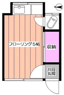 ブルーバード荘【1階】の間取り