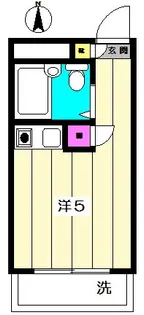 自由ヶ丘ガーデン【104号室】の間取り