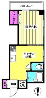 ヴィラ・ジャルディーノ【401号室】の間取り