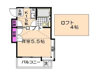 メゾンキタジマ【2階】の間取り