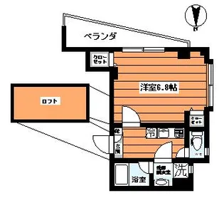 ルミナス高円寺南【401号室】の間取り