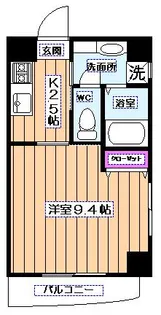 estudio asagaya【401号室】の間取り