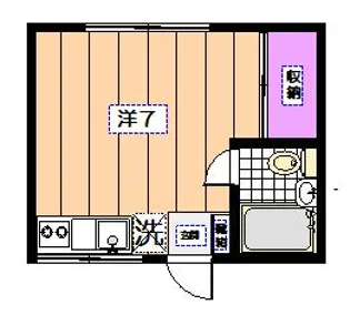 寿ハウス【102号室】の間取り