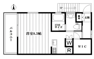 TREE ASAGAYA【102号室】の間取り