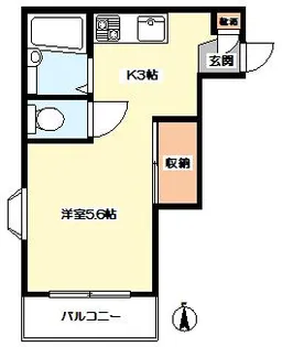 第2メゾンエリス【201号室】の間取り