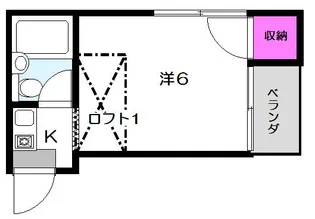 パールハイム【202号室】の間取り