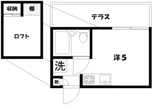 マリン高円寺【103号室】の間取り
