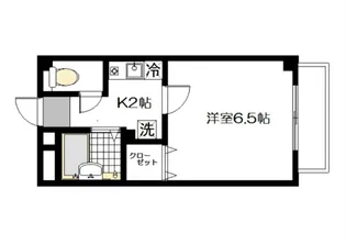 Westell AsagayaIII【302号室】の間取り