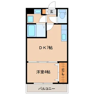 Fortuna A棟【1階】の間取り