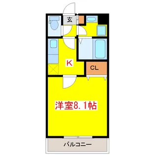 Fortuna B棟【1階】の間取り