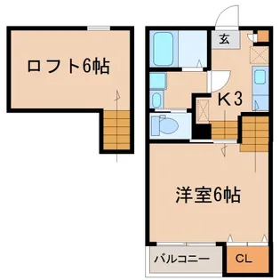 エミリア川内01【1階】の間取り