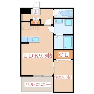 Sunblue A棟【1階】の間取り