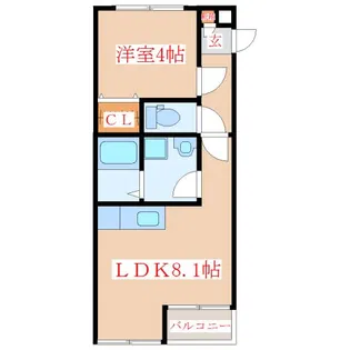 Glanz01【101号室】の間取り