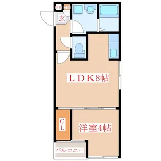 Horizon姶良01【201号室】の間取り