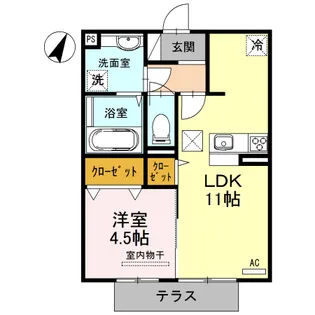 ソフィアこまち【1階】の間取り
