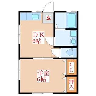 第3グリーンコーポ【1階】の間取り