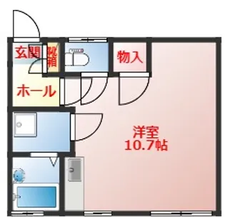 MSハイツ(平松)【1階】の間取り