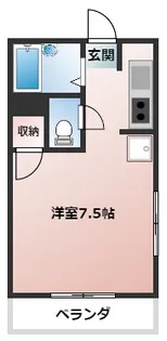 ビッグバーンズマンション新屋敷【5階】の間取り