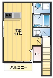 サントレ ヴィラージュ【2階】の間取り