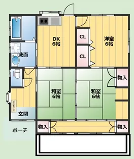 鹿児島県鹿児島市平川町【一戸建】の間取り