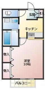 サンハイツつばめⅠ【2階】の間取り