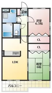とくしげヒルⅢ【2階】の間取り