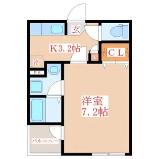 Glanz03【207号室】の間取り