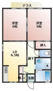 フレグランスM【2階】の間取り